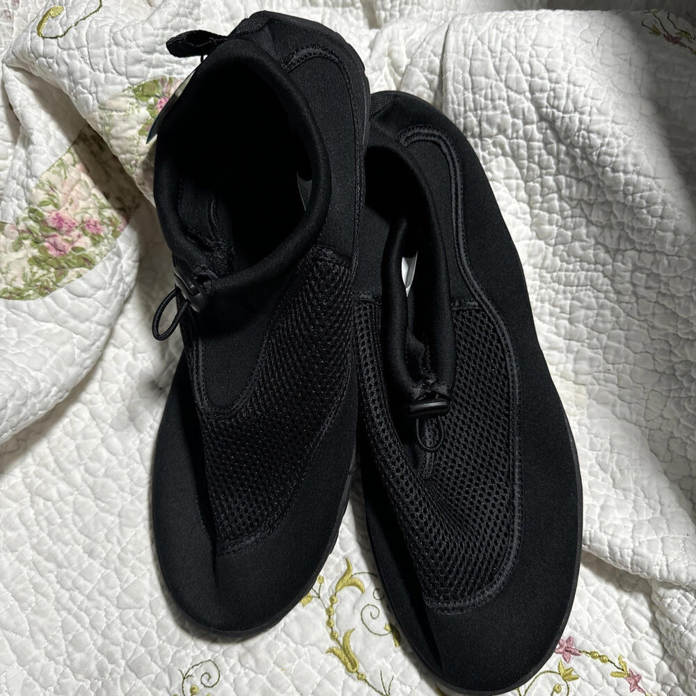 New Bring On The Sun Men's Water Shoes Black Size Large 11/12 TS7